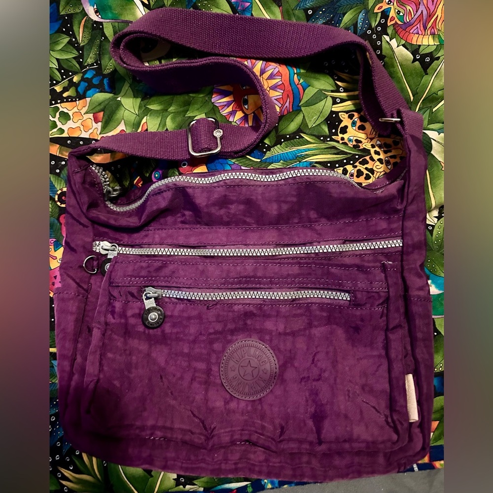 Kipling Plum Crossbody Bag
